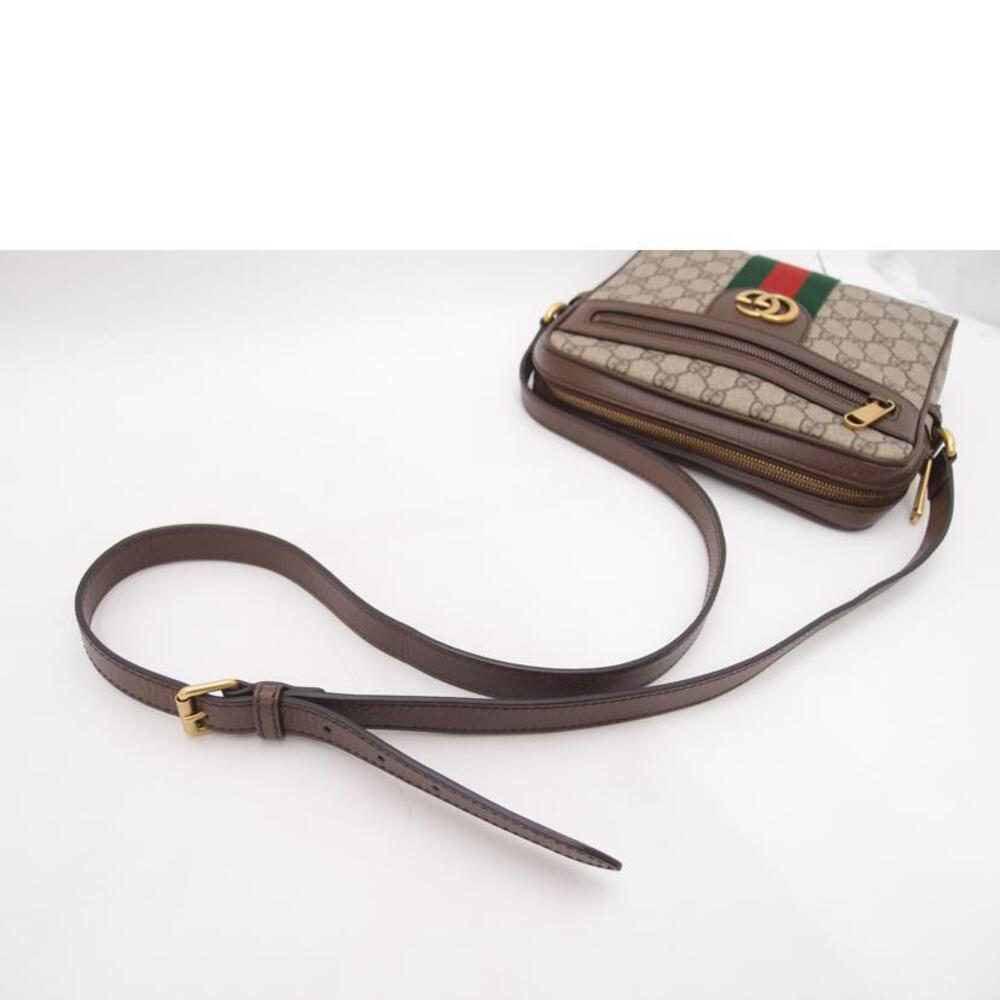 GUCCI Ophidia GG Messenger Shoulder Bag Brown - Picture 4 of 5